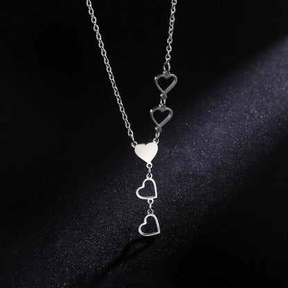 Cheky - Fashion Love Pendant Stainless Steel Necklace