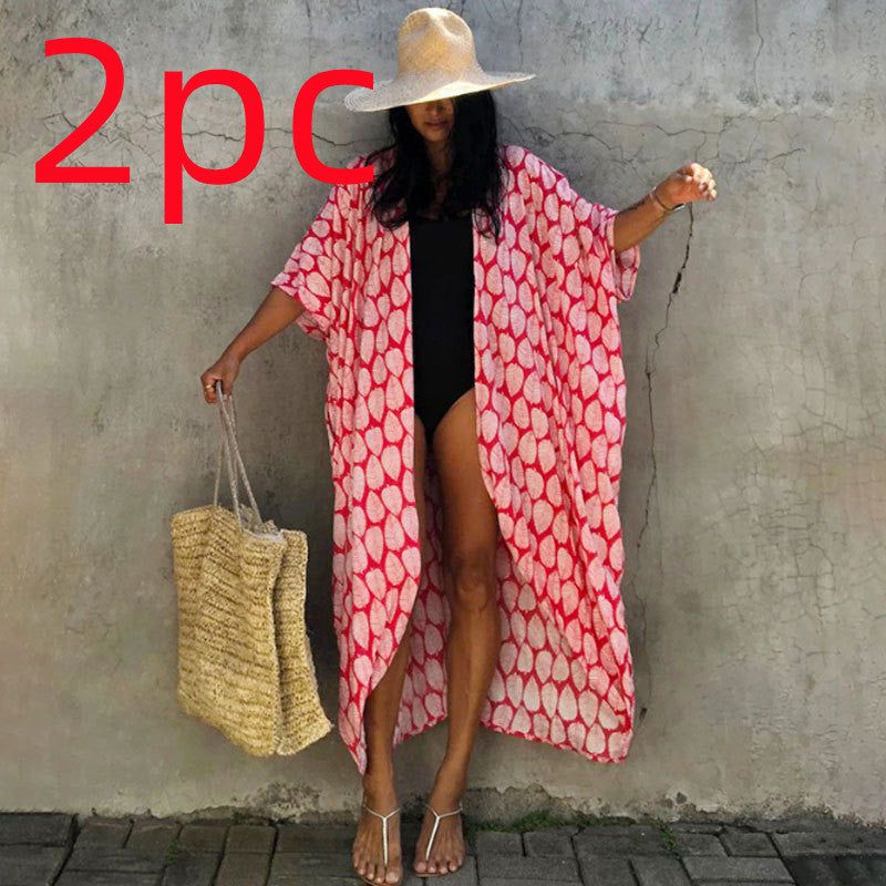 Cheky - Polyester Ladies Sun Protection Resort Beach Dress Cover Up