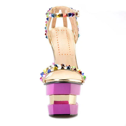 Cheky - Strange Style High Heels Platform Pink