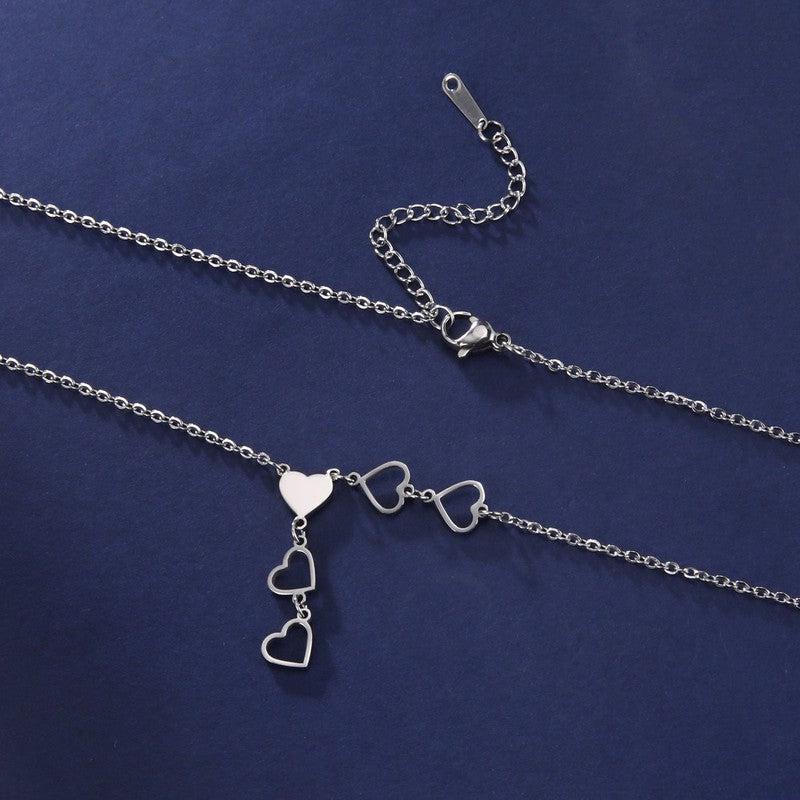 Cheky - Fashion Love Pendant Stainless Steel Necklace