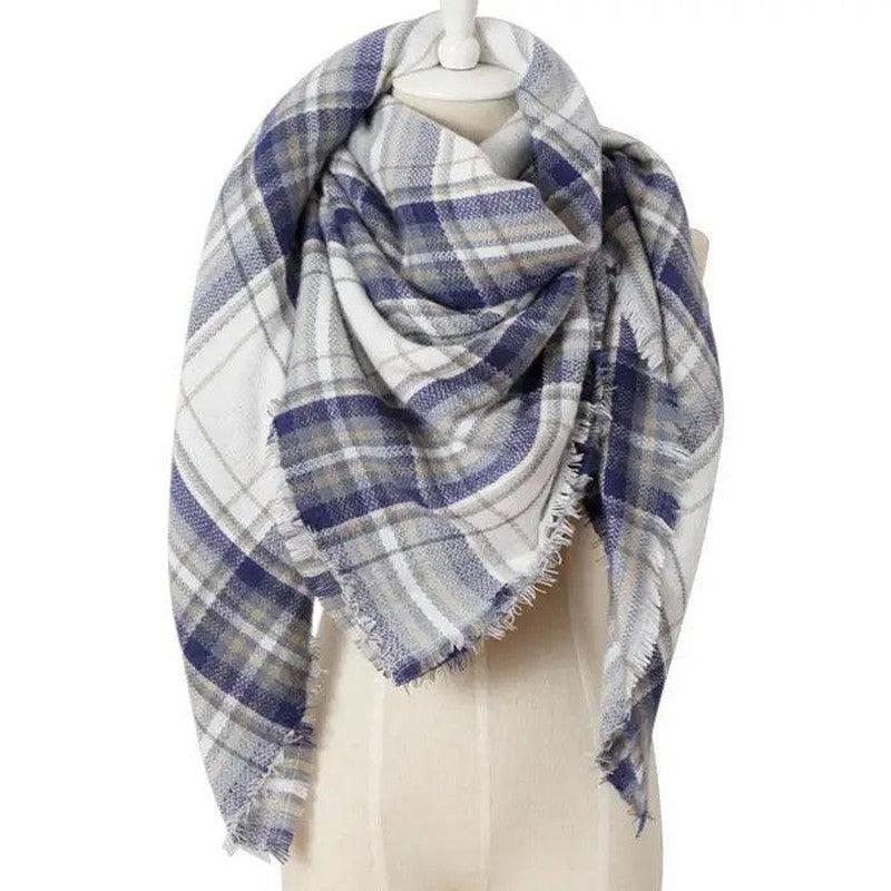 Cheky - European And American Triangle Cashmere Women's Winter Scarf Shawl