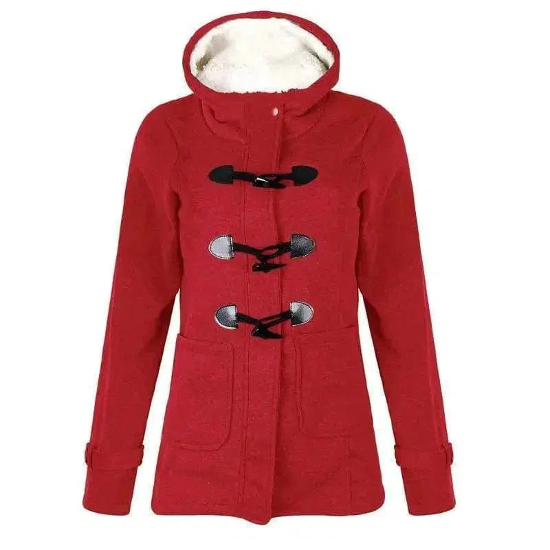 Cheky - Horn buckle coat female