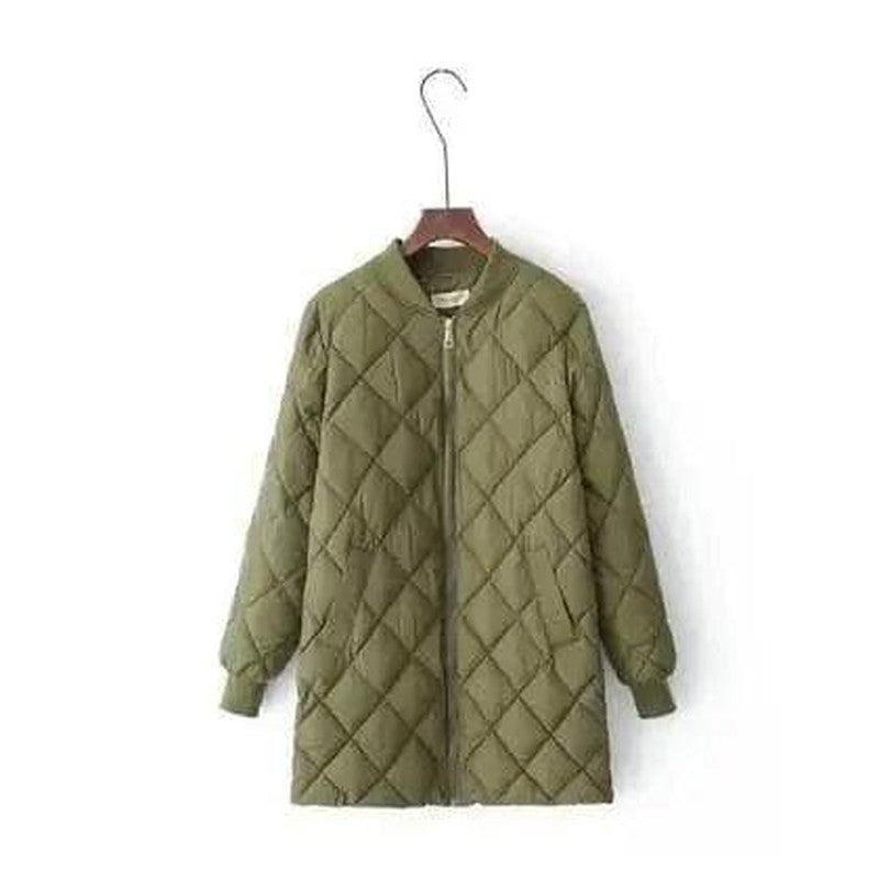 Cheky - Long Style Cotton Padded Coat 2