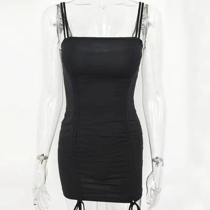 Cheky - Articat Spaghetti Strap Sexy Backless Women Summer Dress