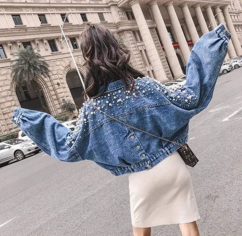 Cheky - Spring, Autumn And Winter New Style Denim Jacket For Female