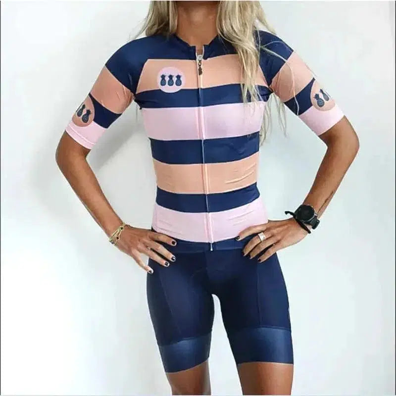 Cheky - Summer Men's And Women's Short-sleeved Cycling Suits