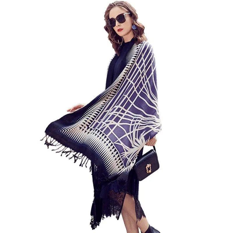 Cheky - New Explosive Models Netflix Photo Gift Original Design Classic Thickening Warm Shawl