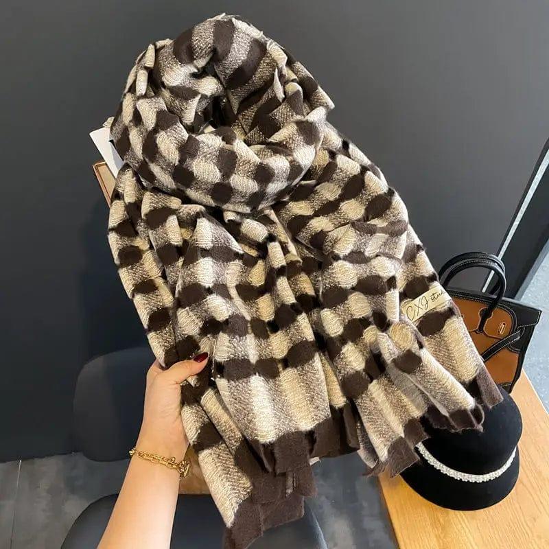 Cheky - New Style Cashmere Shawl Dual-use Student Neck Scarf