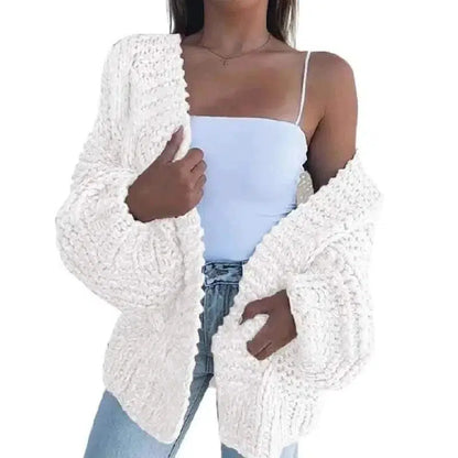 Cheky - Thick sweater cardigan