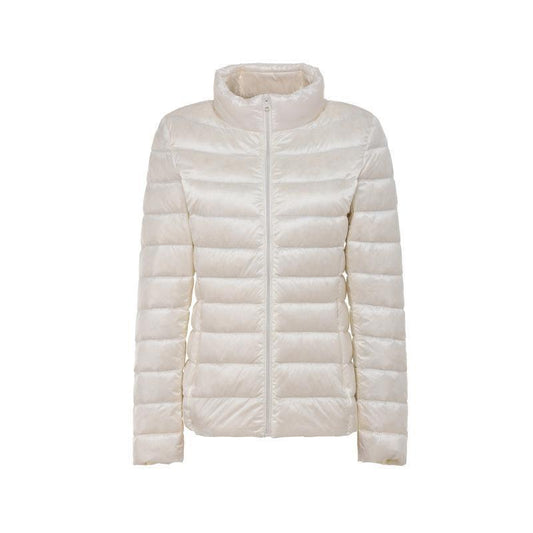 Cheky - Women's stand-up collar slim light down jacket